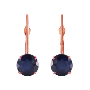 Zen Solitaire Sapphire Earrings