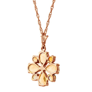 Royal Crest Citrine Necklace