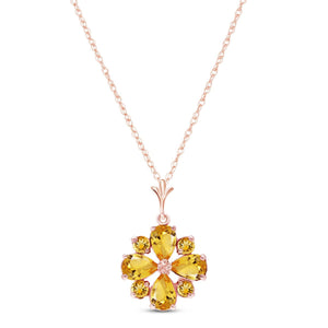 Royal Crest Citrine Necklace
