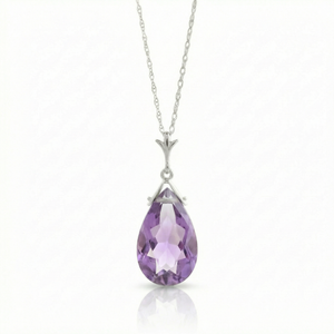 Lunar Glow Purple Amethyst Necklace