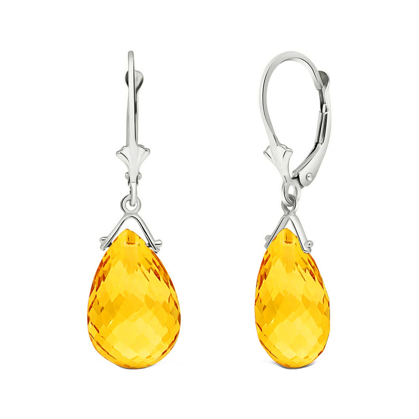 Lunar Glow Citrine Earrings
