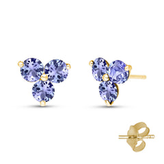 Petal Prism Tanzanite Earrings