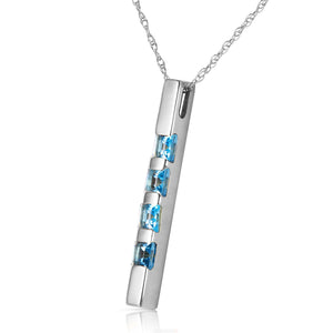 Evergreen Harmony Blue Topaz Necklace