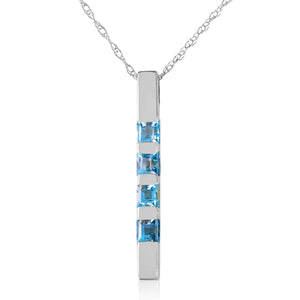 Evergreen Harmony Blue Topaz Necklace