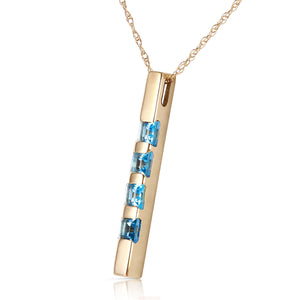 Evergreen Harmony Blue Topaz Necklace