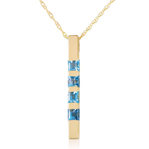 Evergreen Harmony Blue Topaz Necklace