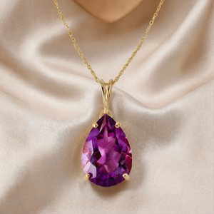Hidden Light Purple Amethyst Necklace