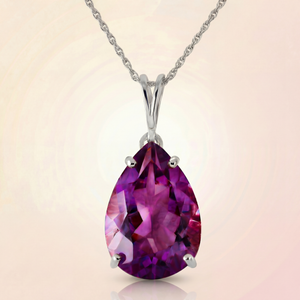 Hidden Light Purple Amethyst Necklace