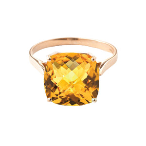 Elegant Spark Citrine Ring