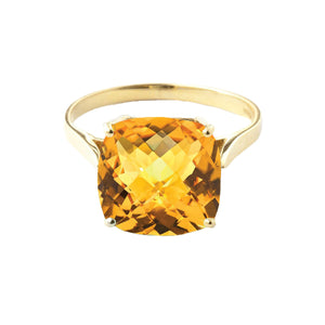 Elegant Spark Citrine Ring