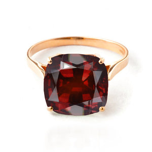 Elegant Spark Garnet Ring