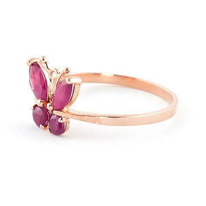 Autumn Breeze Ruby Ring