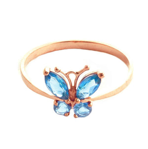 Autumn Breeze Blue Topaz Ring