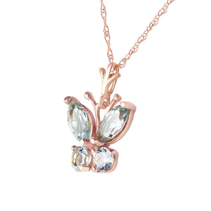 Autumn Breeze Aquamarine Necklace
