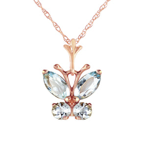 Autumn Breeze Aquamarine Necklace