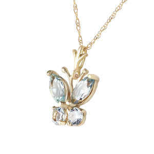 Autumn Breeze Aquamarine Necklace