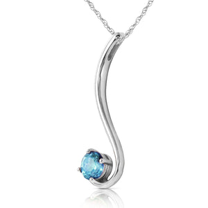 Celestial Sway Blue Topaz Necklace