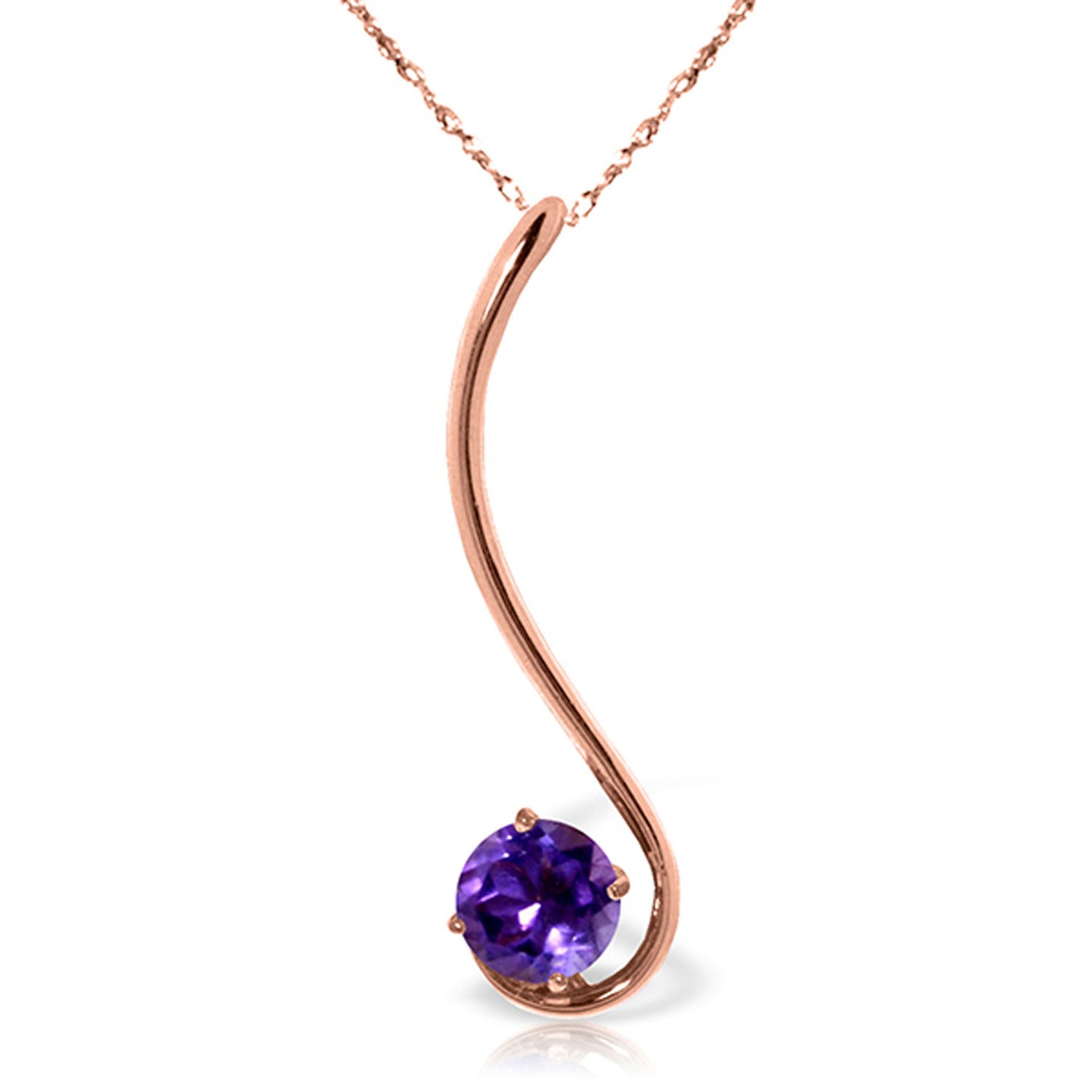 Celestial Sway Amethyst Necklace
