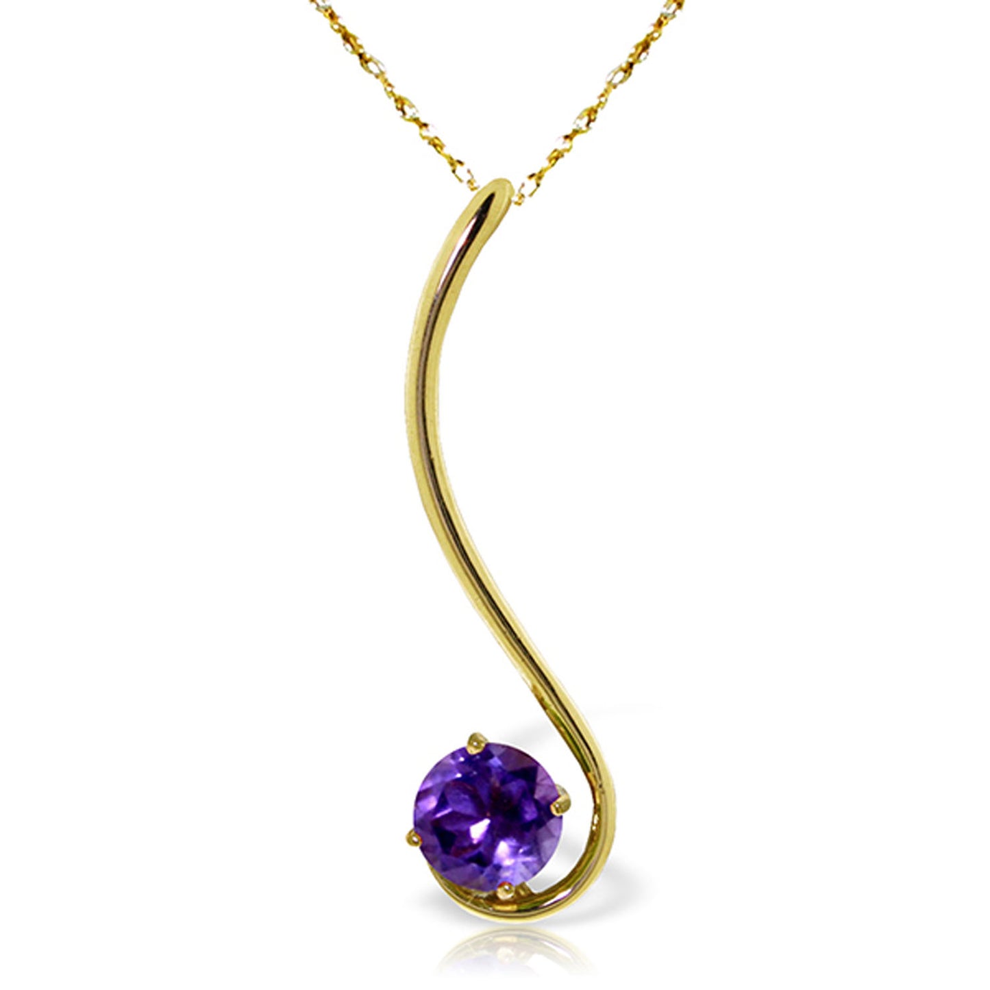 Celestial Sway Amethyst Necklace