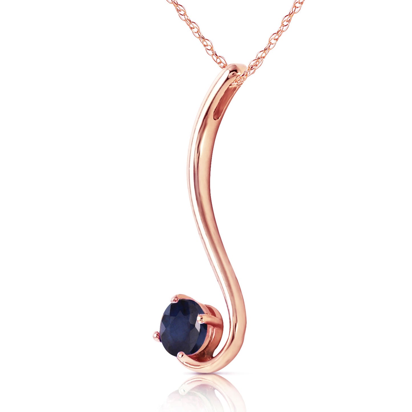 Celestial Sway Sapphire Necklace
