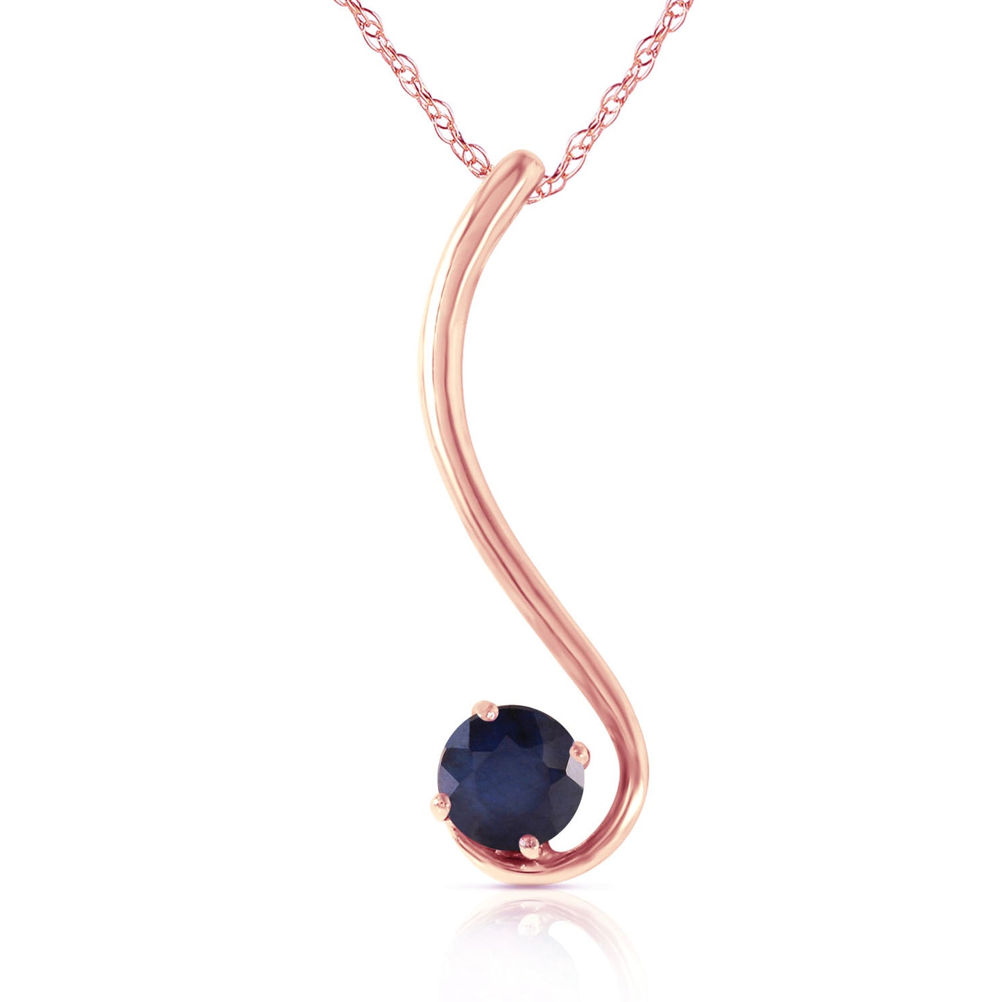 Celestial Sway Sapphire Necklace
