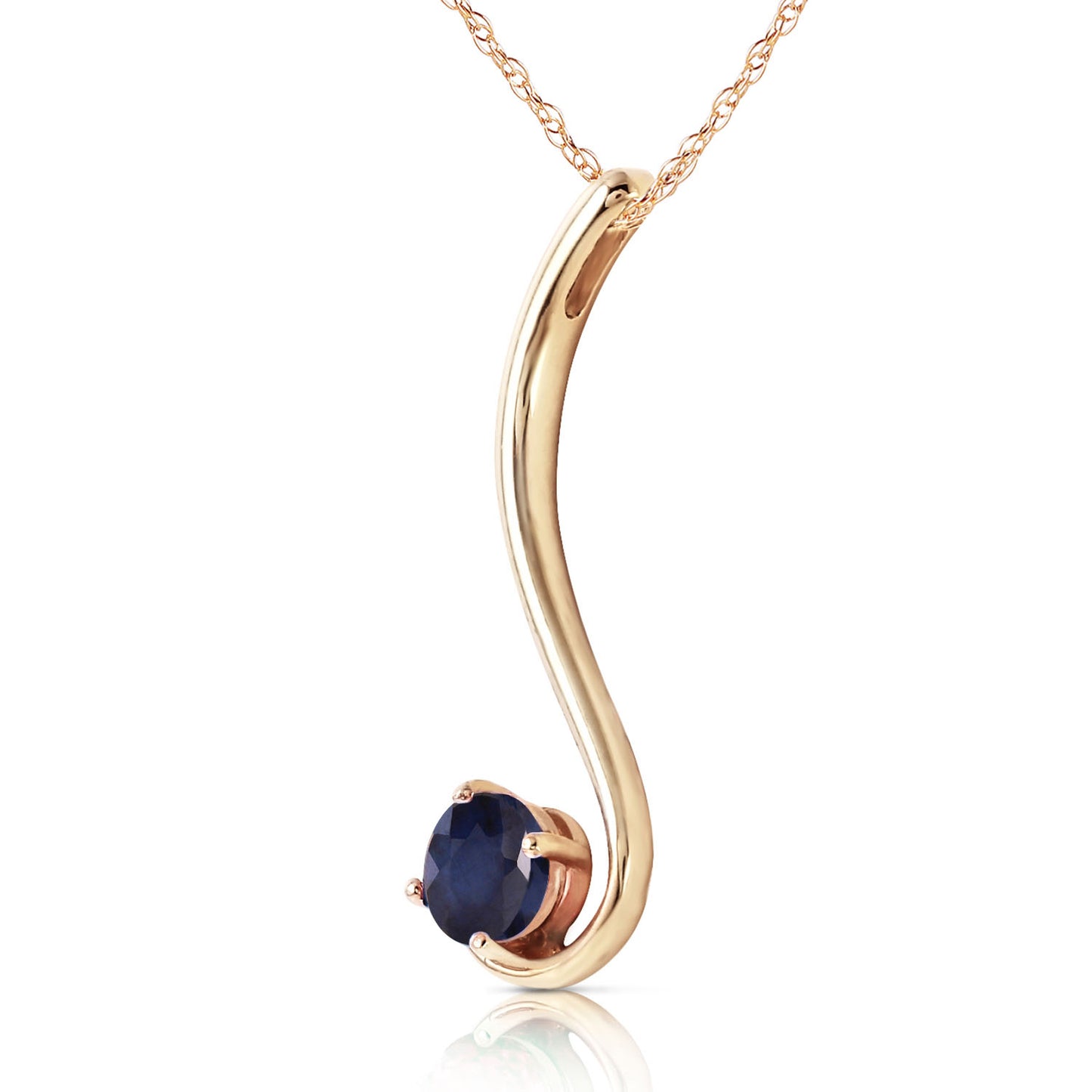 Celestial Sway Sapphire Necklace