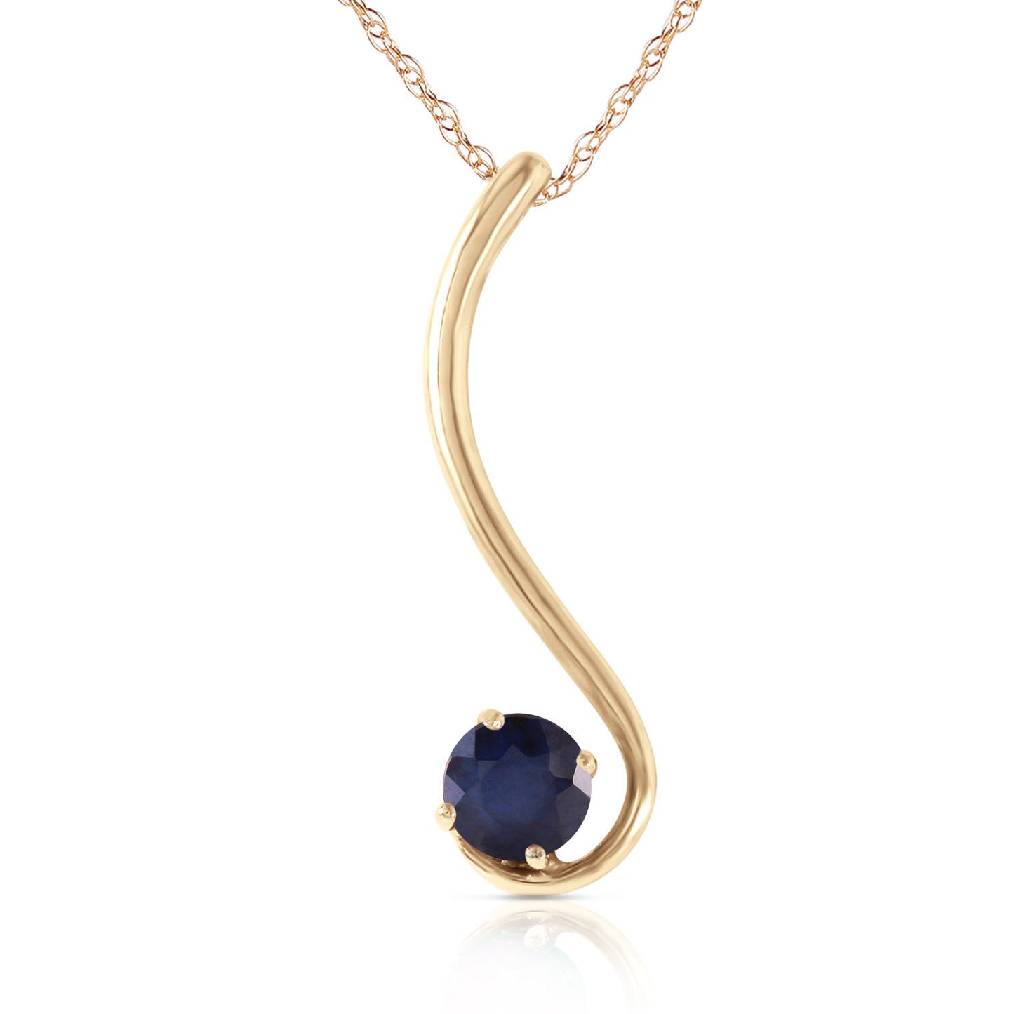 Celestial Sway Sapphire Necklace
