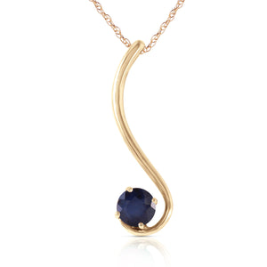 Celestial Sway Sapphire Necklace
