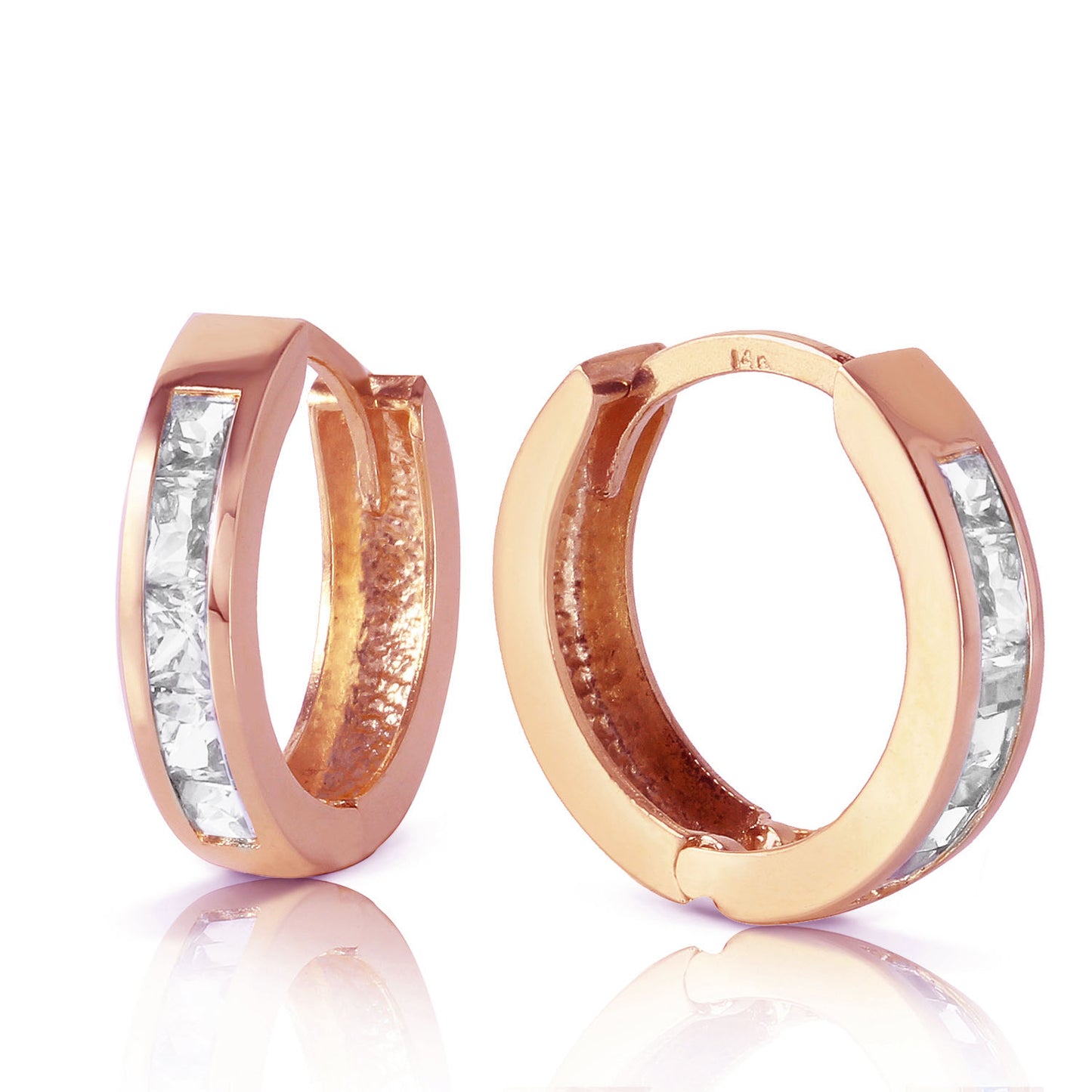 Celestial Sparkle White Topaz Earrings