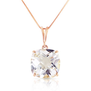 Glowing Halo White Topaz Necklace