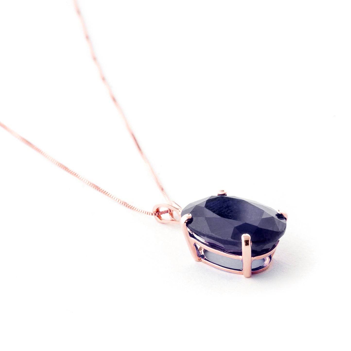 Graceful Glow Sapphire Necklace