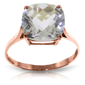 Elegant Spark White Topaz Ring