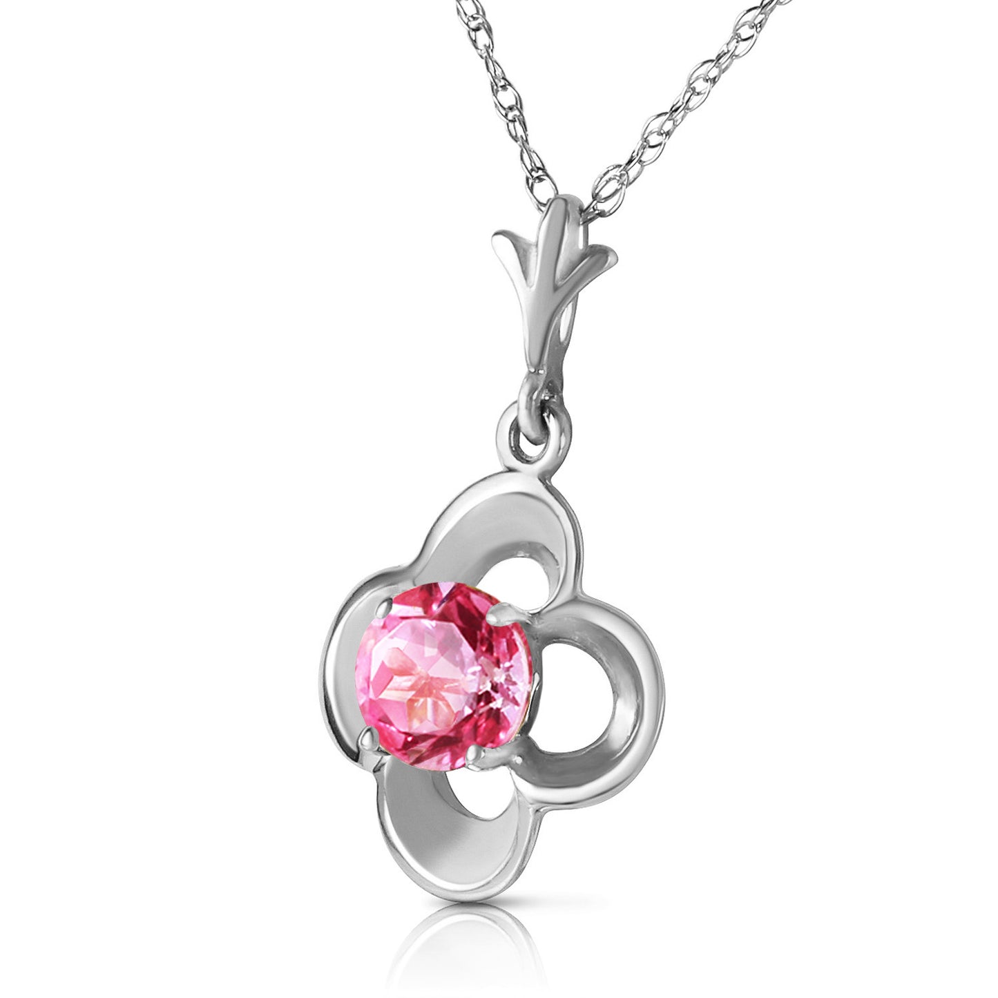 Autumn Serenity Pink Topaz Necklace
