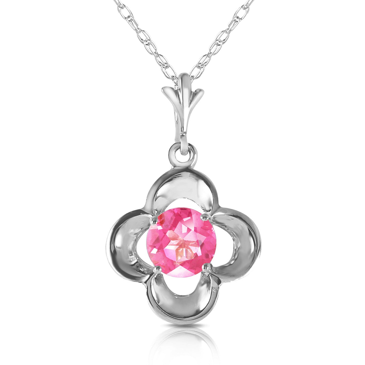 Autumn Serenity Pink Topaz Necklace