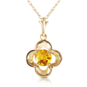 Autumn Serenity Citrine Necklace