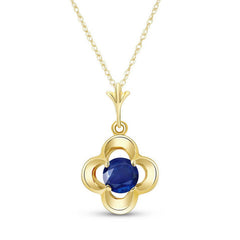 Autumn Serenity Sapphire Necklace