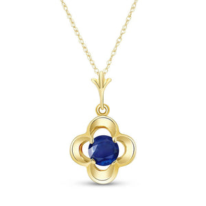 Autumn Serenity Sapphire Necklace