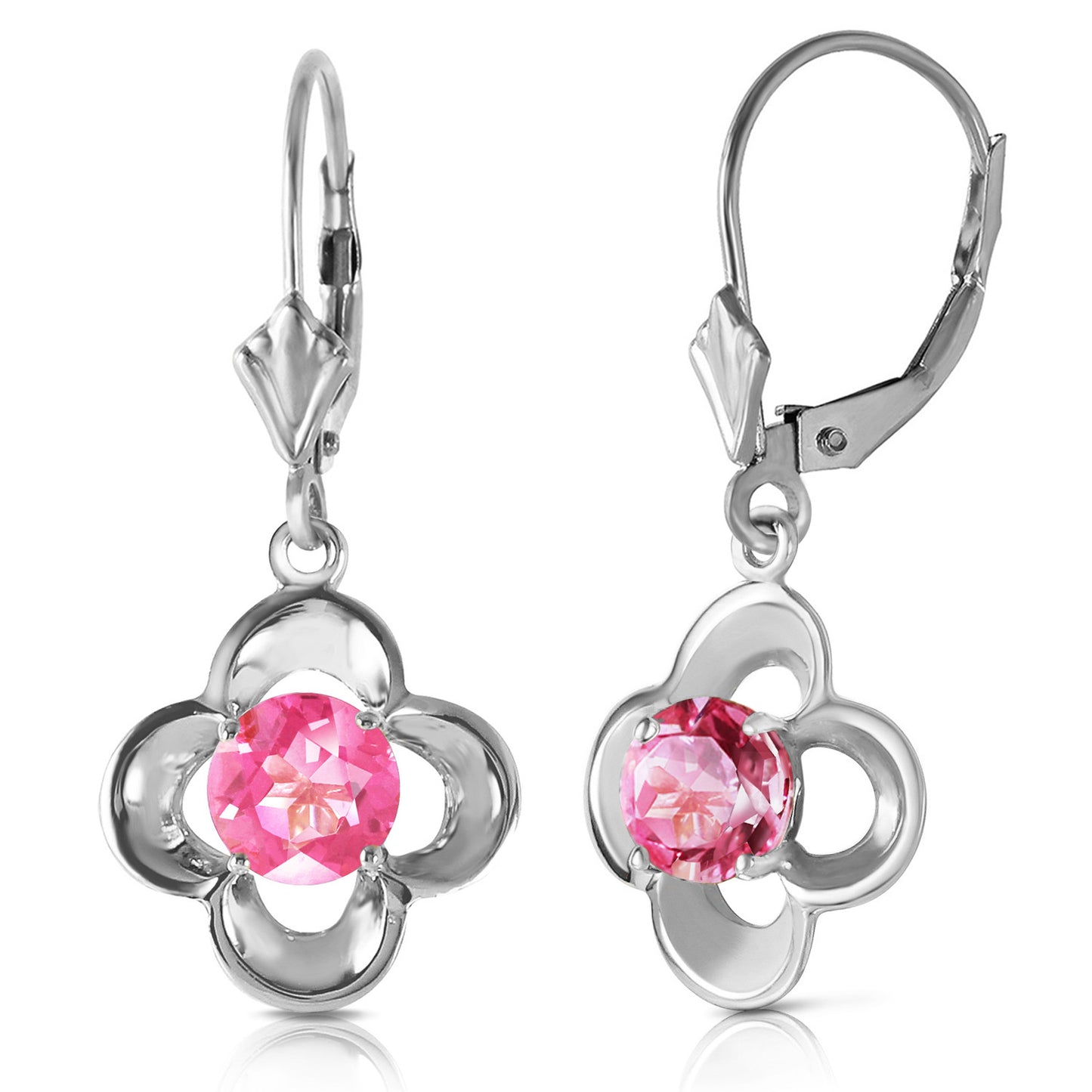 Autumn Serenity Pink Topaz Earrings