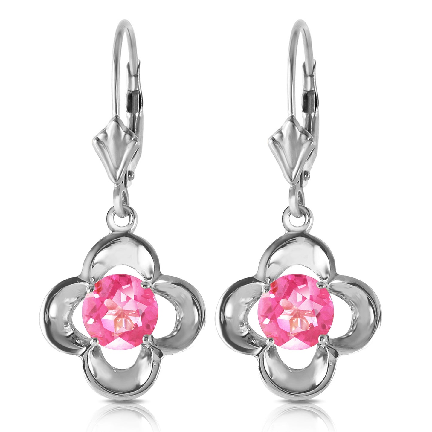 Autumn Serenity Pink Topaz Earrings