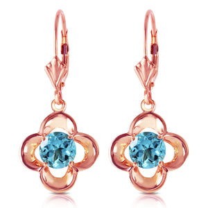 Autumn Serenity Blue Topaz Earrings