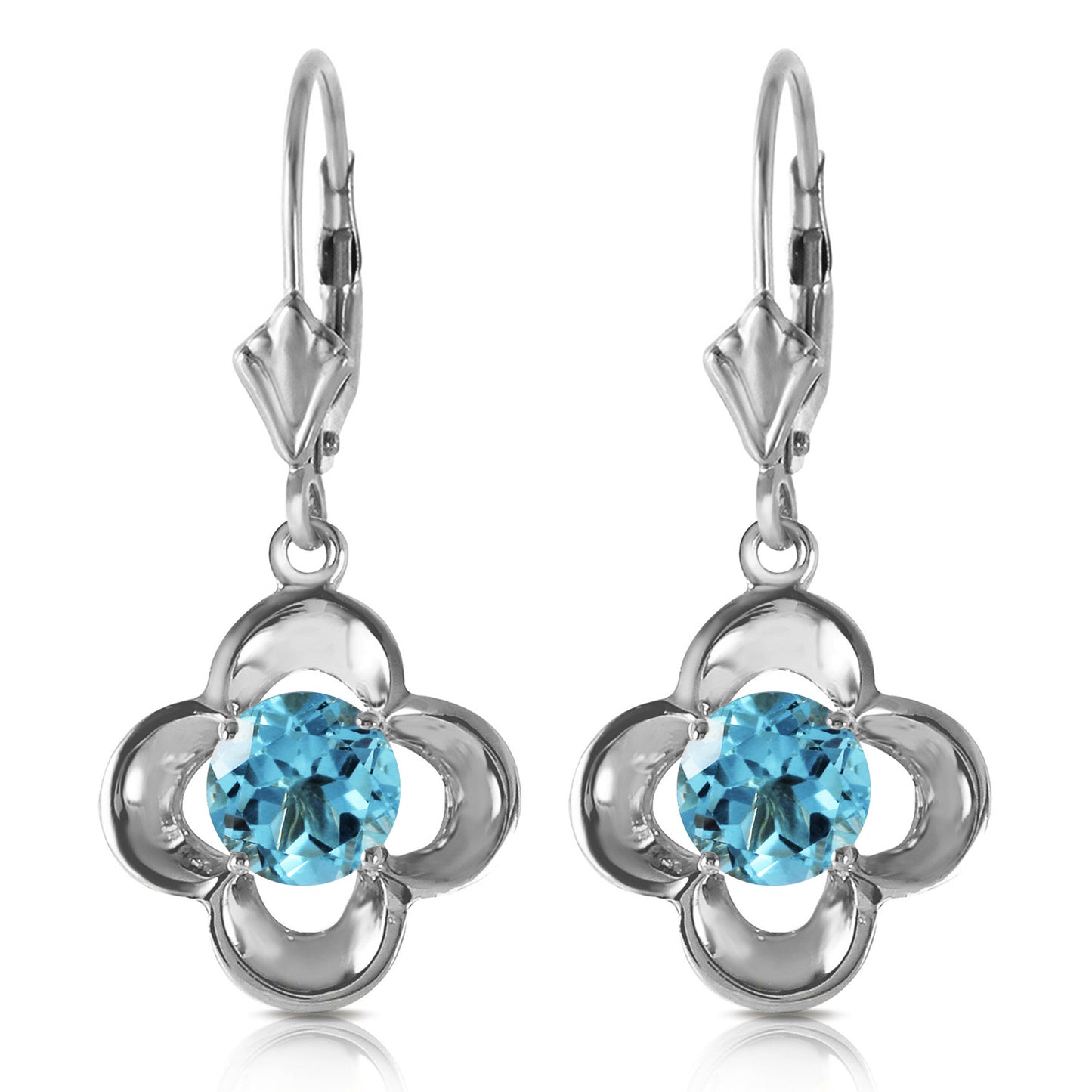 Autumn Serenity Blue Topaz Earrings