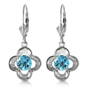 Autumn Serenity Blue Topaz Earrings