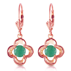 Autumn Serenity Emerald Earrings