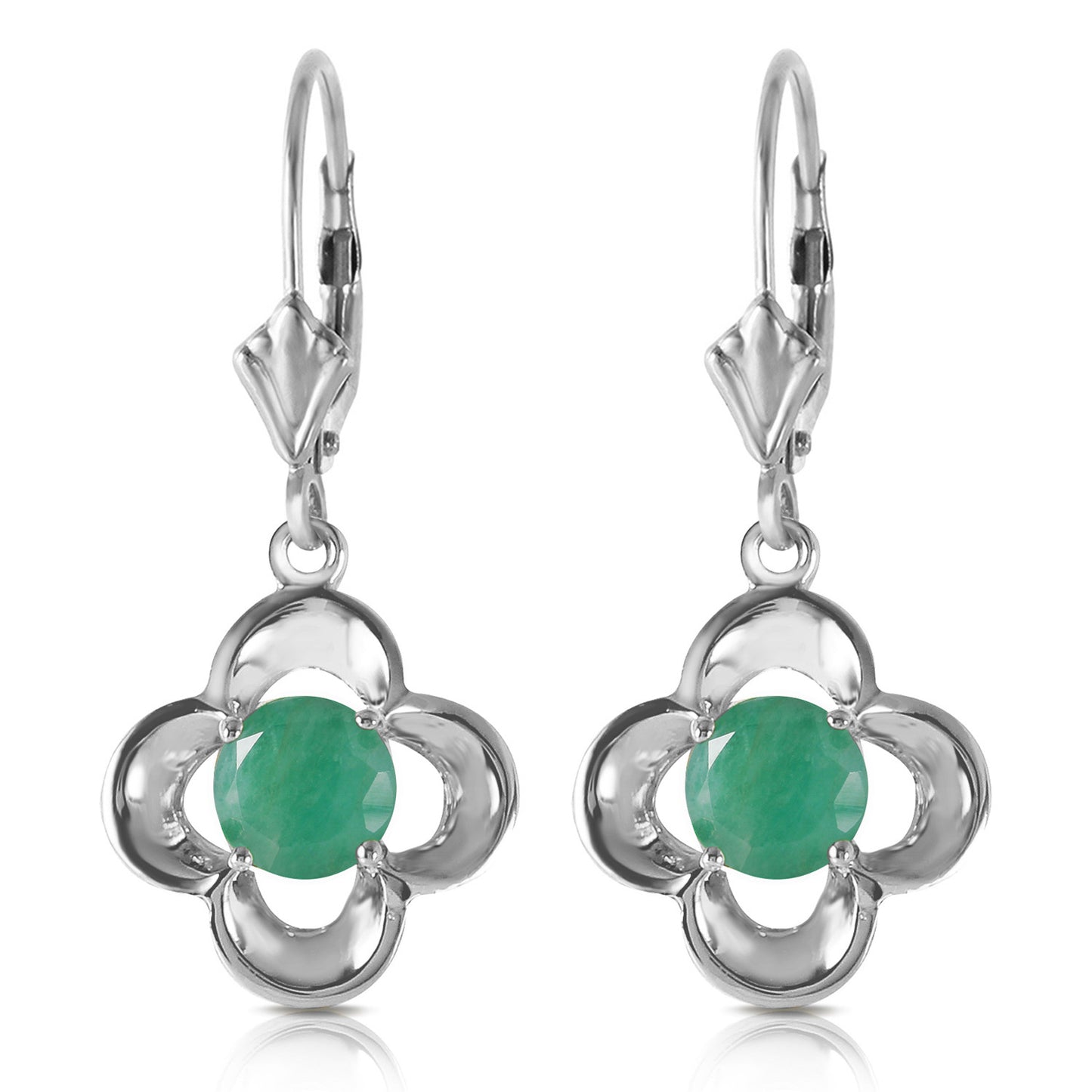 Autumn Serenity Emerald Earrings