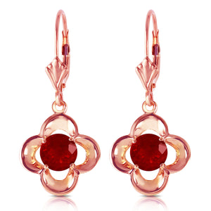 Autumn Serenity Ruby Earrings