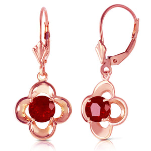 Autumn Serenity Ruby Earrings