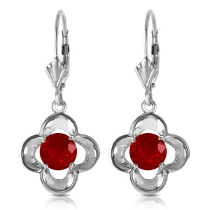 Autumn Serenity Ruby Earrings