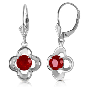 Autumn Serenity Ruby Earrings