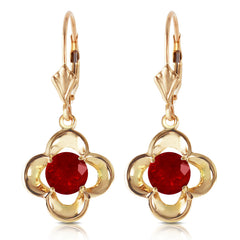 Autumn Serenity Ruby Earrings