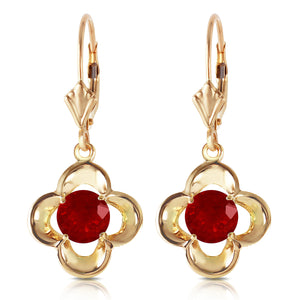 Autumn Serenity Ruby Earrings